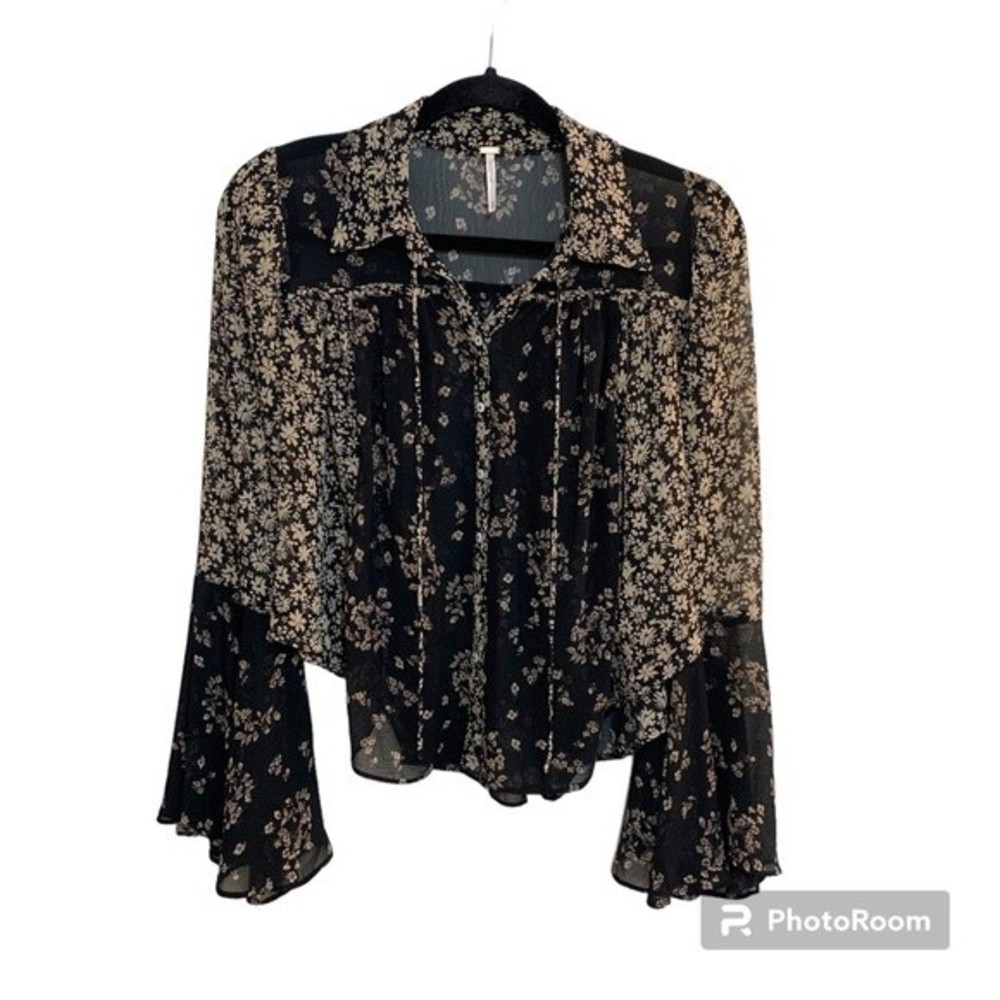 Free People Serena Floral Blouse